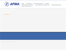 Tablet Screenshot of apma.de