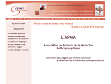 Tablet Screenshot of apma.fr